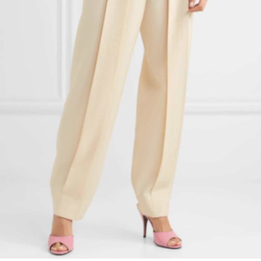 GUCCI high-waist wool trousers